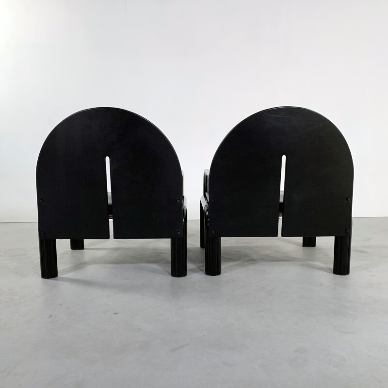 Pair of vintage "54 L" Armchairs by Gae Aulenti for Knoll, 1970s