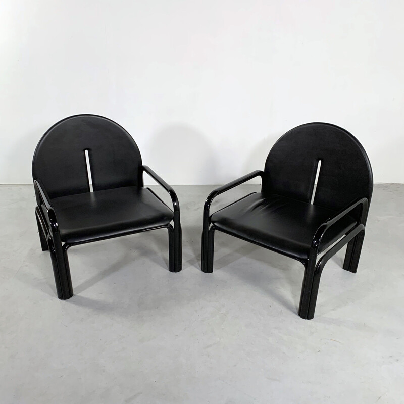 Pair of vintage "54 L" Armchairs by Gae Aulenti for Knoll, 1970s