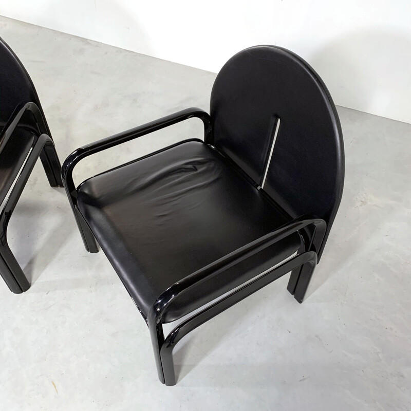 Pair of vintage "54 L" Armchairs by Gae Aulenti for Knoll, 1970s