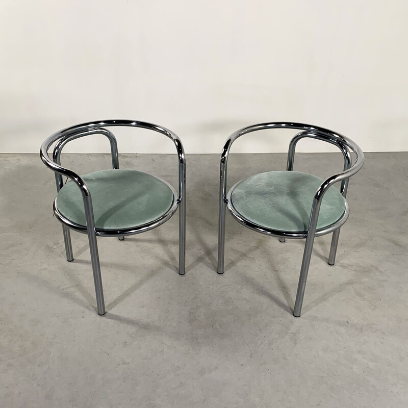 Paire de chaises vintage Locus Solus de Gae Aulenti pour Poltronova 1960