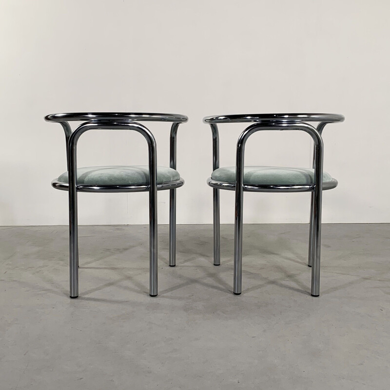 Pair of vintage Locus Solus Chairs by Gae Aulenti for Poltronova, 1960s