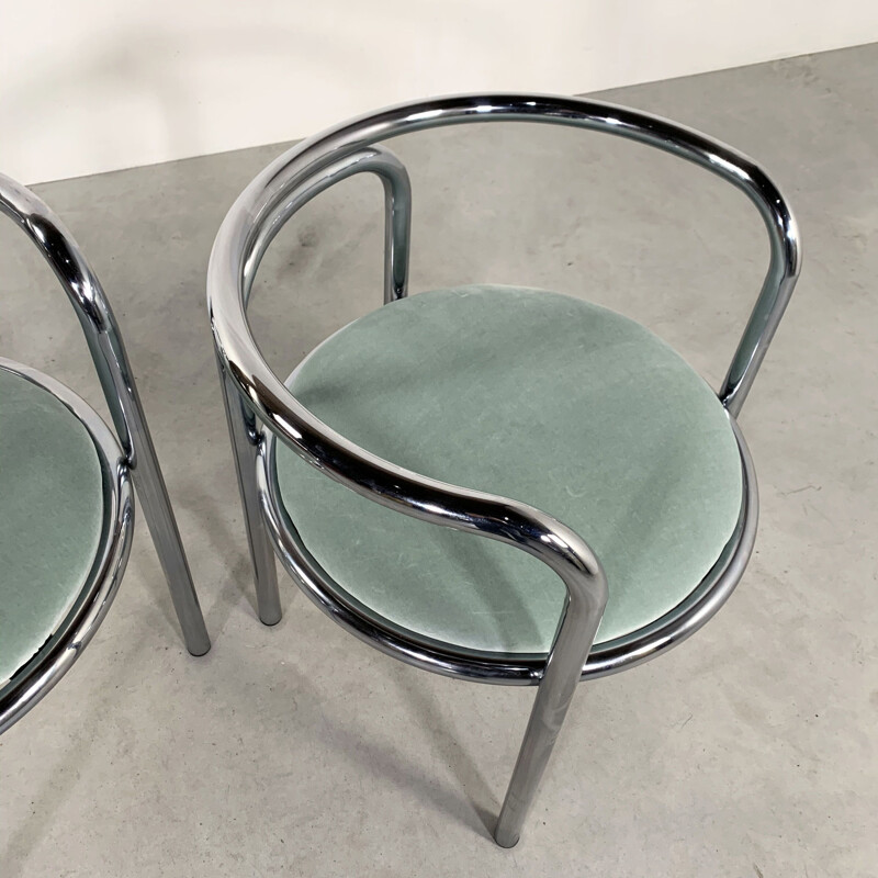 Pair of vintage Locus Solus Chairs by Gae Aulenti for Poltronova, 1960s