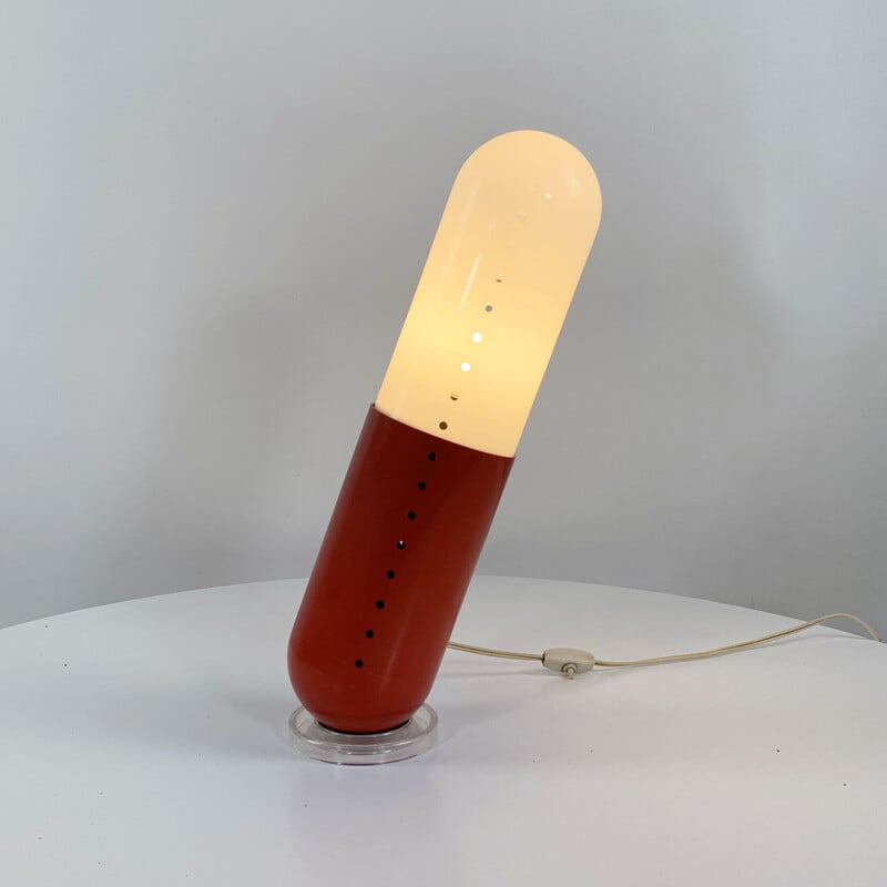 Lampe vintage Pillola par Cesare Casati et Emanuele Ponzio Studio D.A. pour Ponteur, 1968
