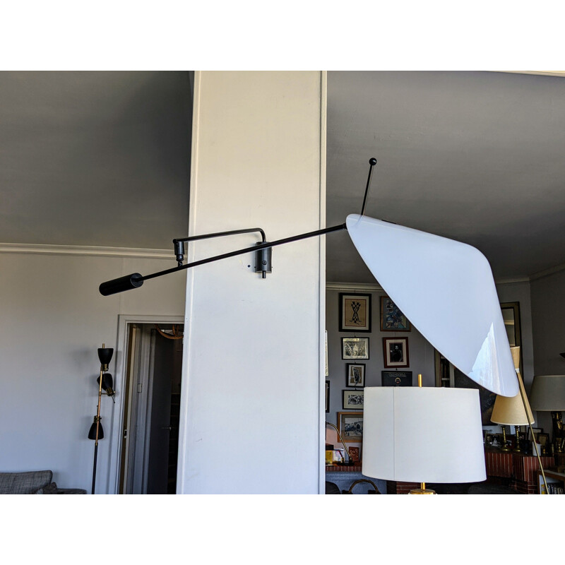 Vintage wall lamp 242 P by Robert Mathieu