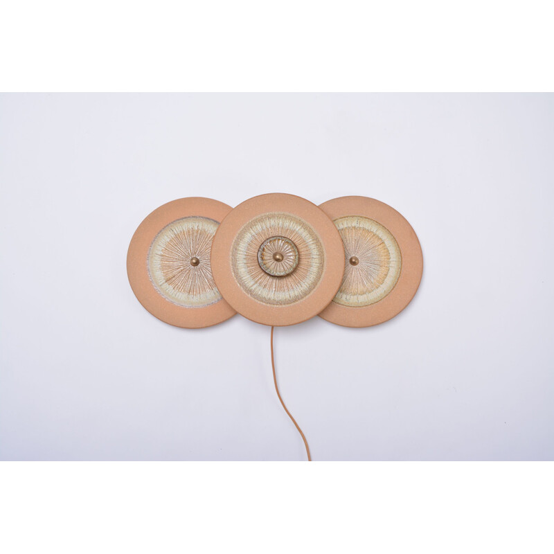 Mid-Century Ceramic Wall Light by Noomi Backhausen for Søholm Danish 1960s