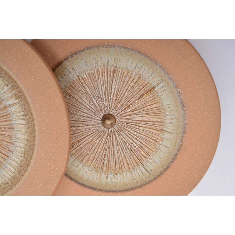 Mid-Century Ceramic Wall Light by Noomi Backhausen for Søholm Danish 1960s