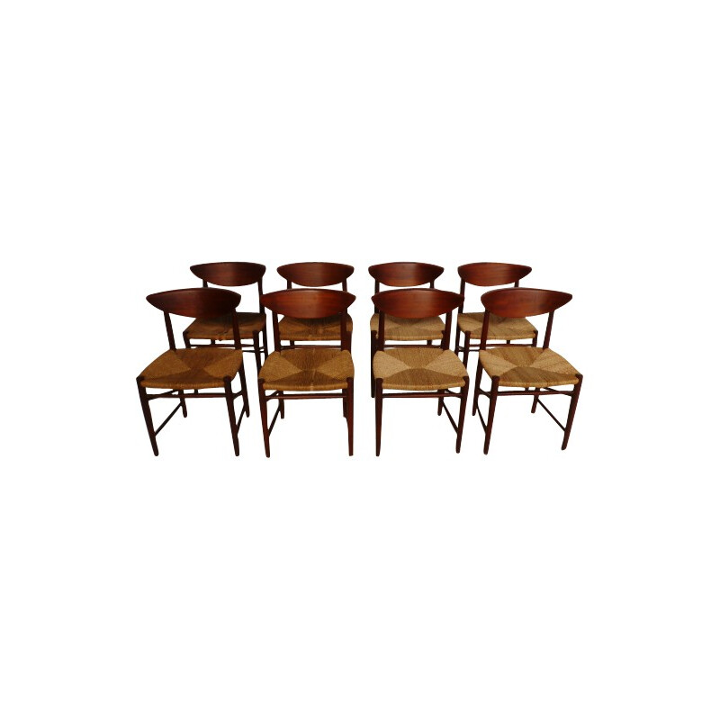 4 vintage Scandinavian chairs, Peter HVIDT and Orla MOLGAARD-NIELSEN - 1950s