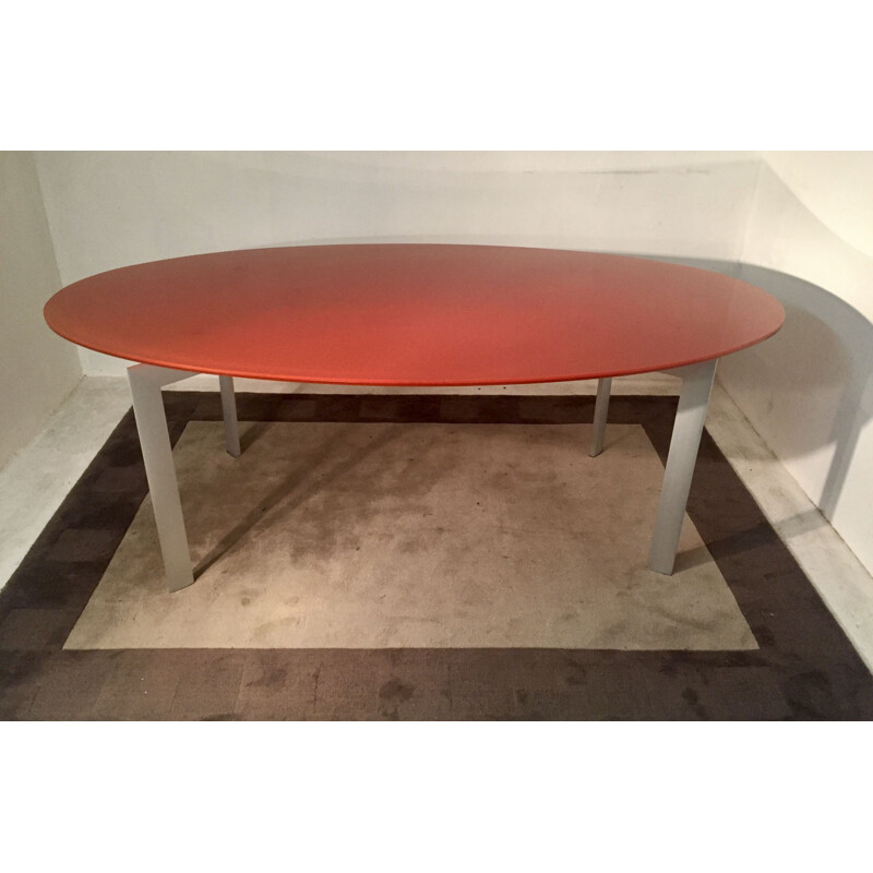 Vintage metra table by makio hasuike for seccose italy 1990