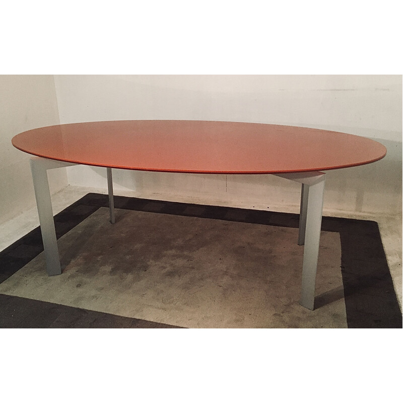 Vintage metra table by makio hasuike for seccose italy 1990