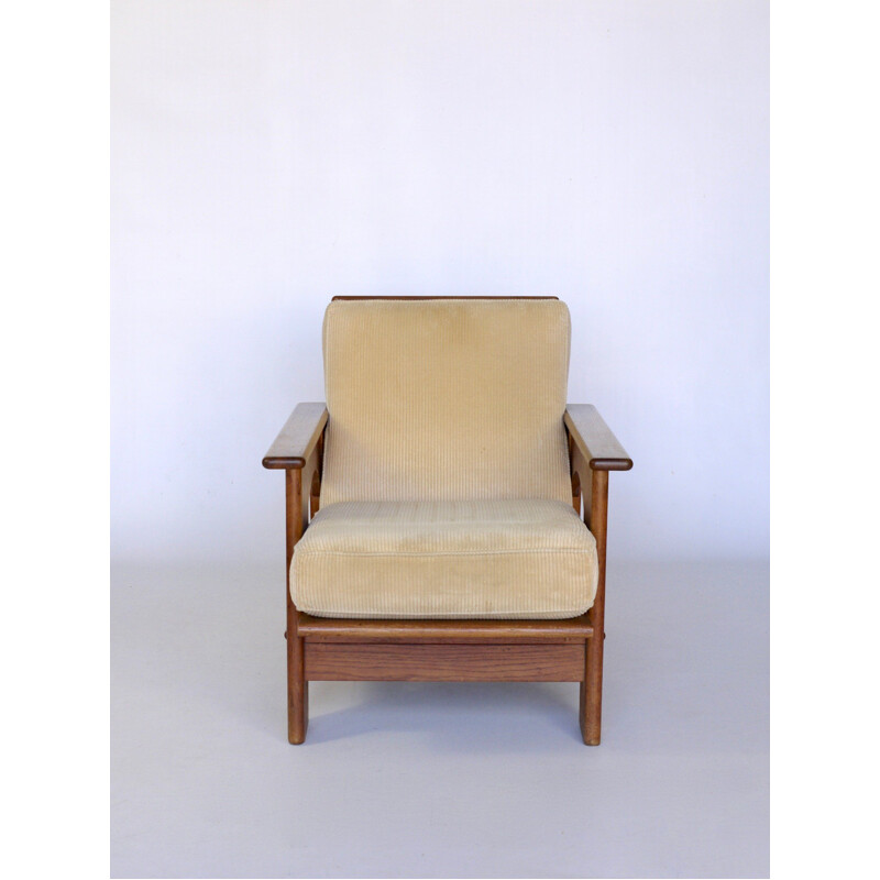 Grand fauteuil réglable vintage par Bas van Pelt pour My Home 1930