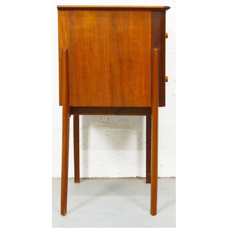 Mid-century side table in walnut - 1960s