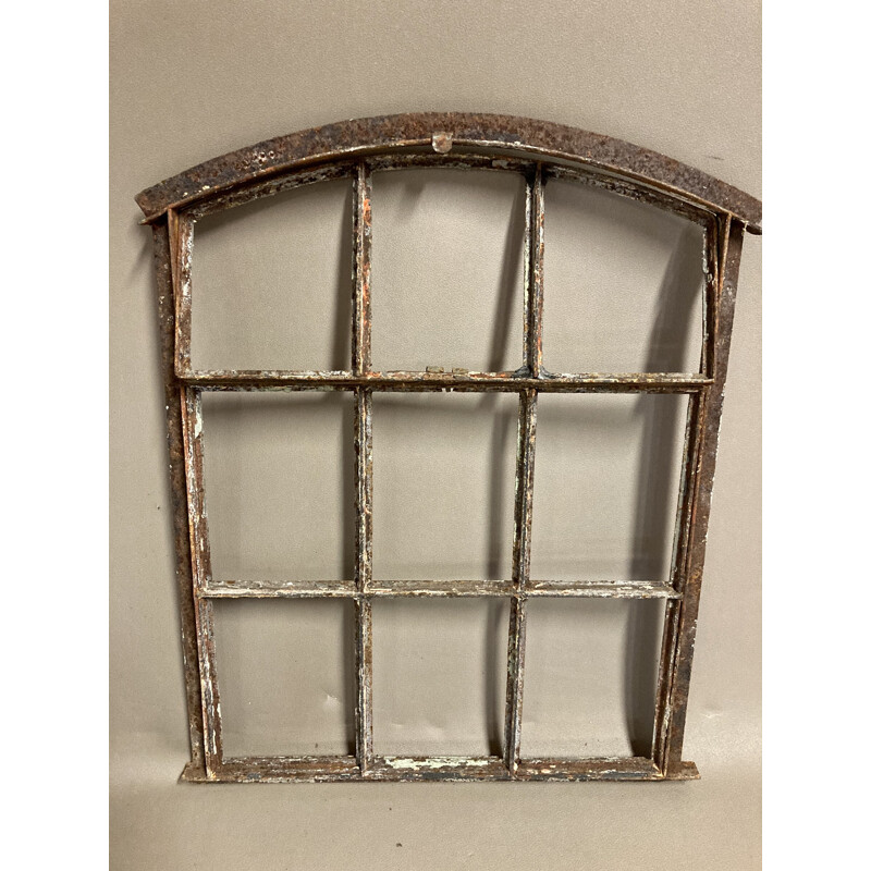 Vintage industrial metal window