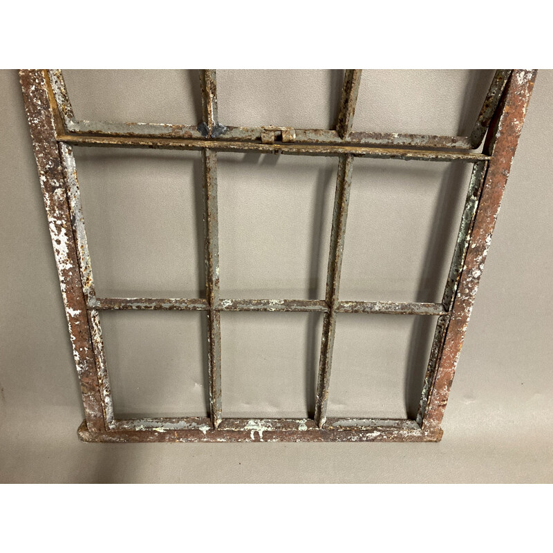 Vintage industrial metal window