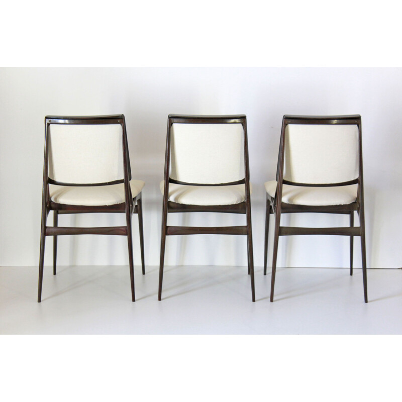 Set Of 6 Vintage Dining Set Chairs By Vittorio Dassi 1960s