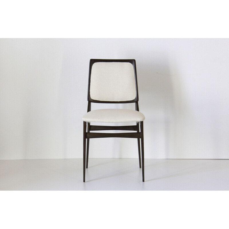 Set Of 6 Vintage Dining Set Chairs By Vittorio Dassi 1960s
