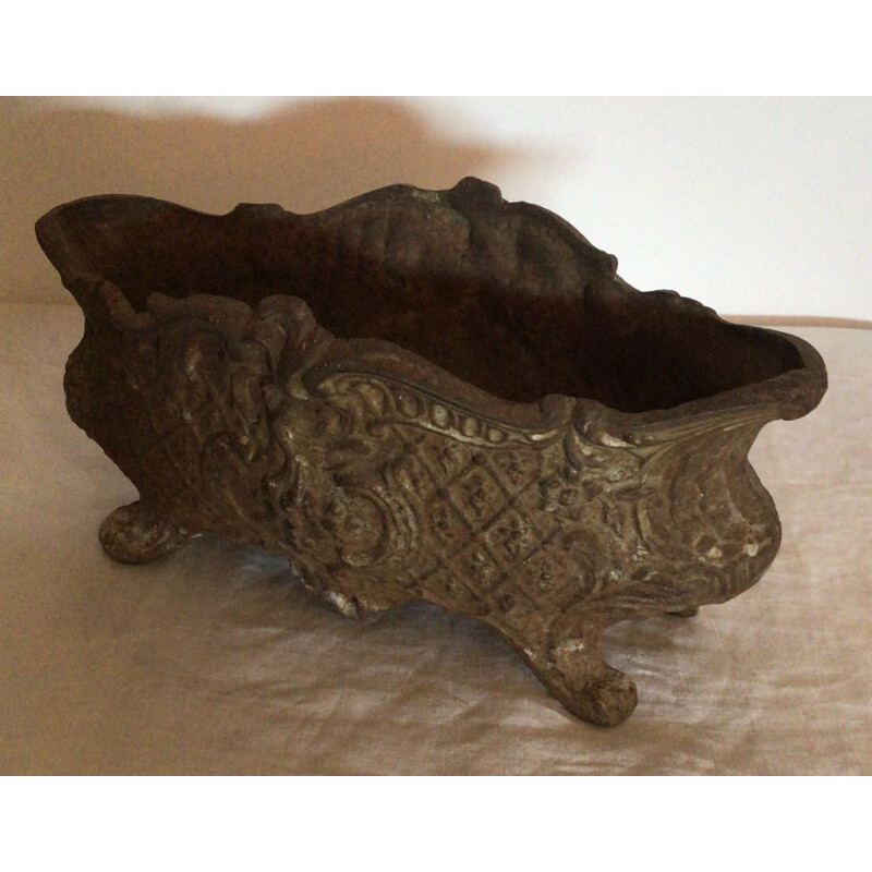 Vintage cast iron planter