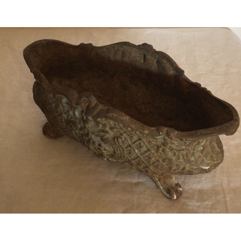 Vintage cast iron planter