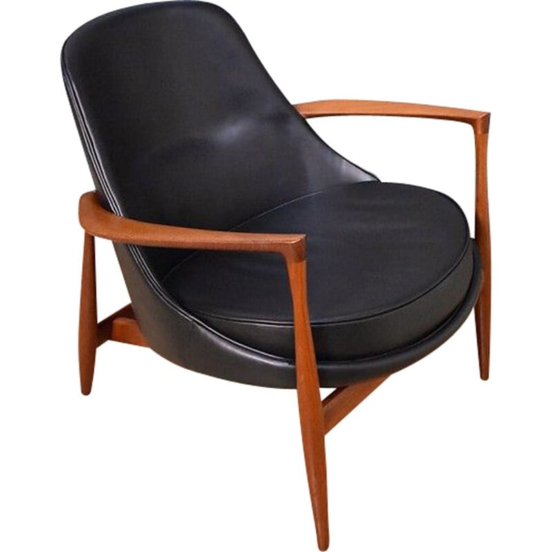 Vintage Chair Ib Kofod Larsen U-56 Elizabeth For Cabinetmakers Christensen & Larsen 1956