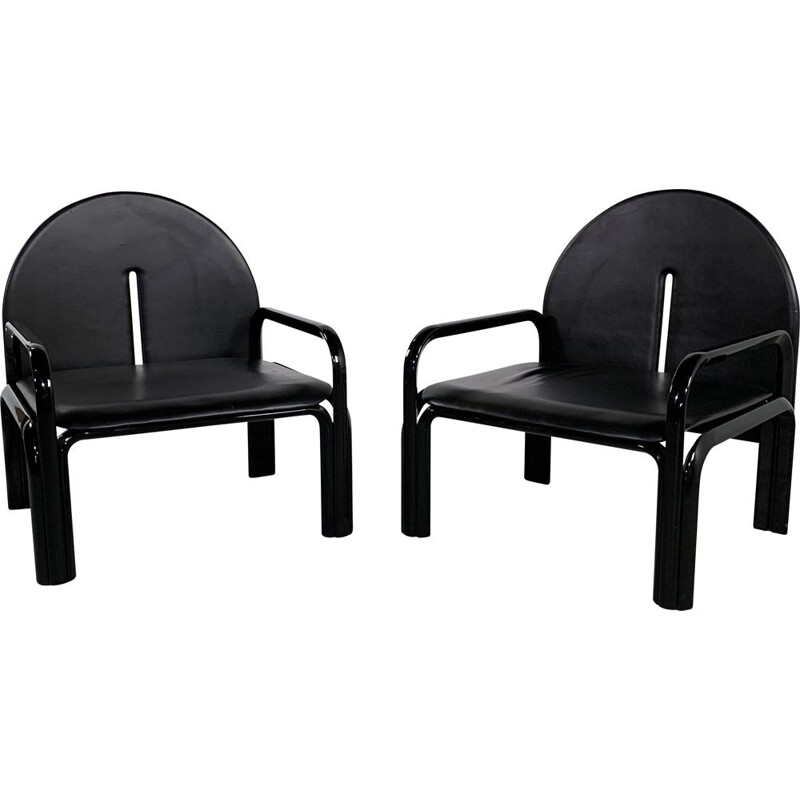 Pair of vintage "54 L" Armchairs by Gae Aulenti for Knoll, 1970s