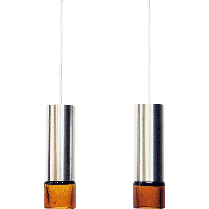 Paire de suspension vintage Scandinave 1960