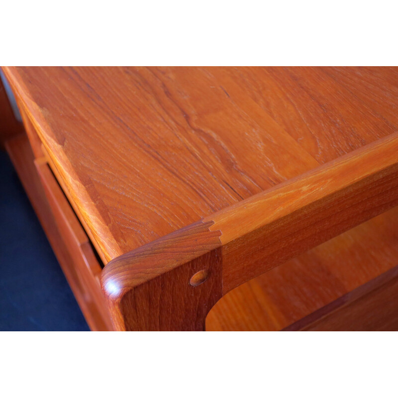 Vintage Teak Serving Trolley with Drawer, Danish 1960s