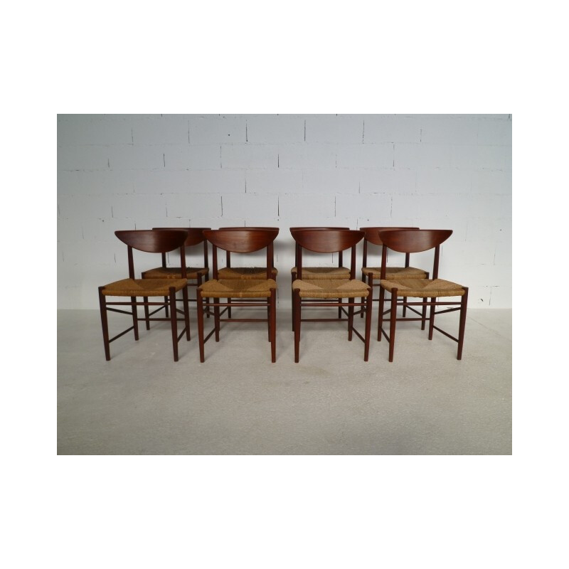 4 vintage Scandinavian chairs, Peter HVIDT and Orla MOLGAARD-NIELSEN - 1950s