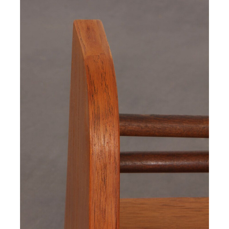 Vintage wooden shelf, Czech 1960