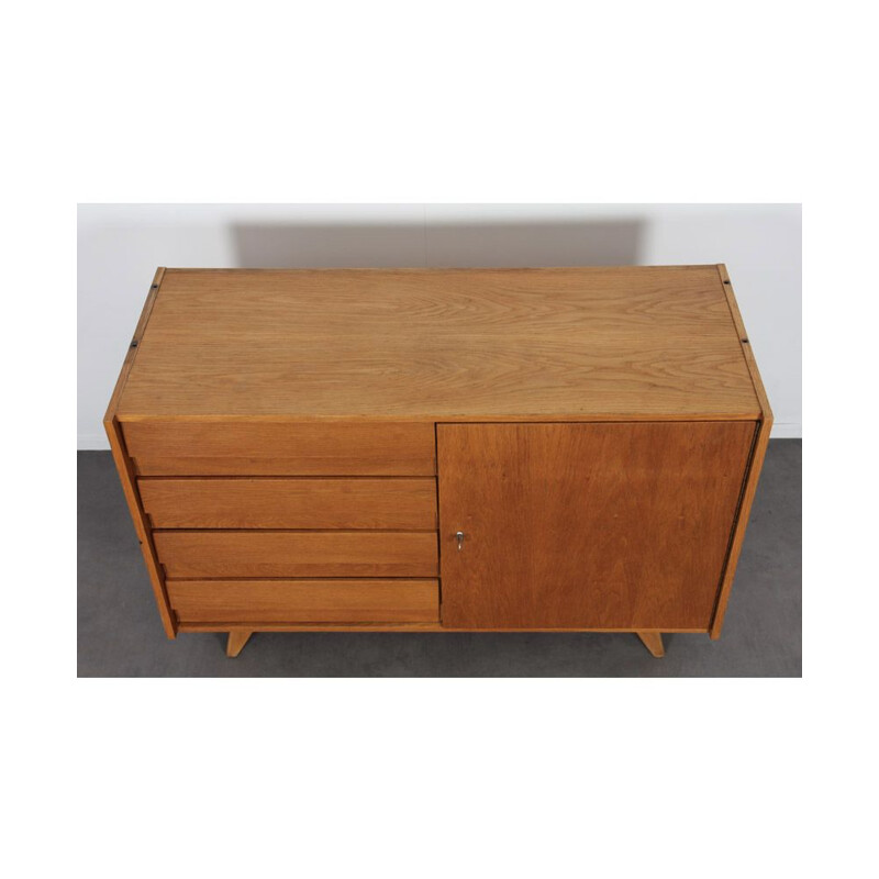 Vintage chest of drawers model U-458 by Jiri Jiroutek for Interier Praha 1960s