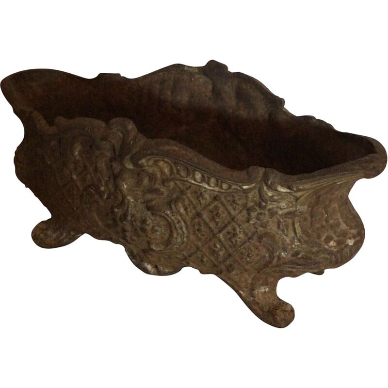 Vintage cast iron planter