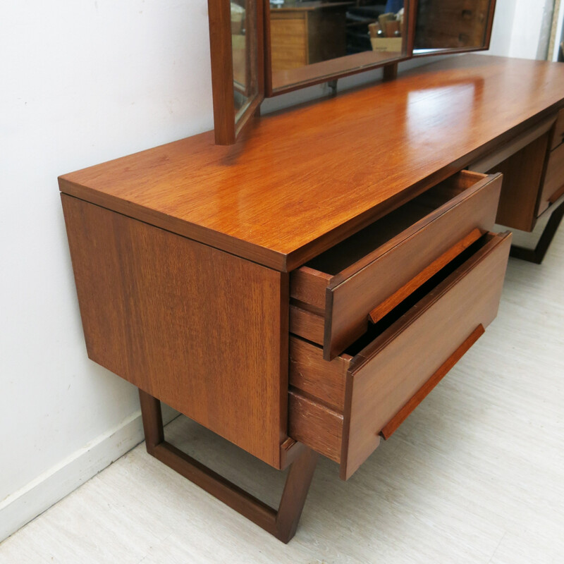 Mid-Century White & Newton dressing table in teakwood - 1960s