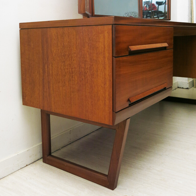 Mid-Century White & Newton dressing table in teakwood - 1960s