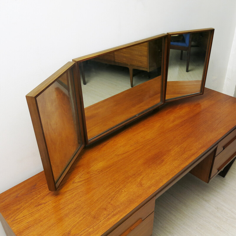 Mid-Century White & Newton dressing table in teakwood - 1960s