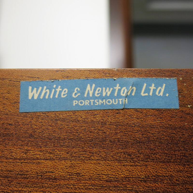 Mid-Century White & Newton dressing table in teakwood - 1960s