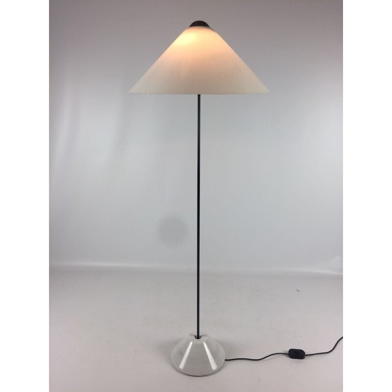 Lampadaire vintage Vico Magistretti "Snow" pour Oluce, Italie 1973