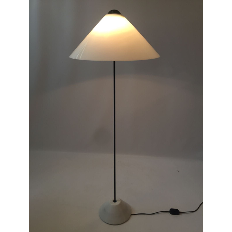 Vintage Vico Magistretti "Snow" Floor Lamp for Oluce, Italy 1973s