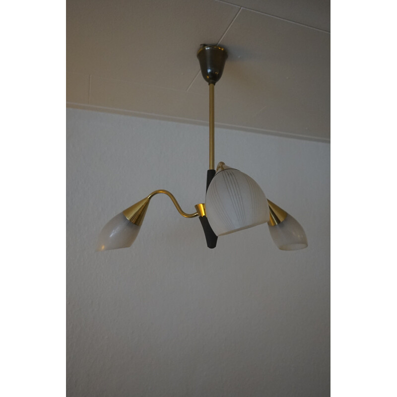 Vintage Stilnovo Ceiling Lamp, Danish 1950s