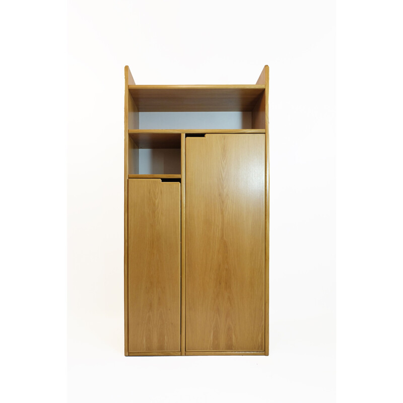 Vintage elm cabinet by Pierre Chapo from the GO series