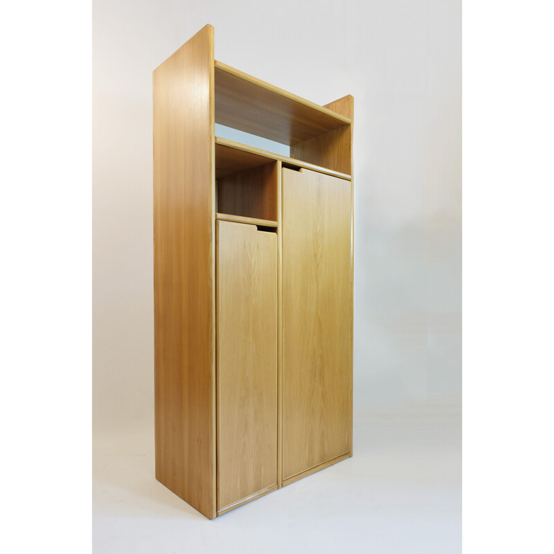 Vintage elm cabinet by Pierre Chapo from the GO series