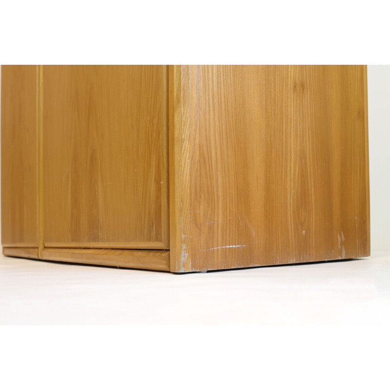 Vintage elm cabinet by Pierre Chapo from the GO series