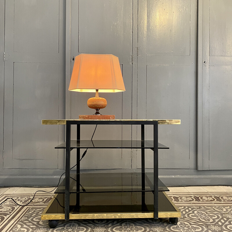 Vintage living room lamp by Barbier & Frère 1970s