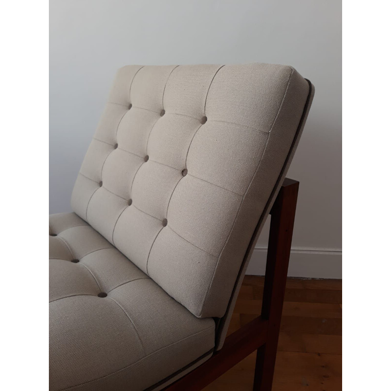 Vintage armchair by Knudsen and Lind by France and son, Danish 1960s