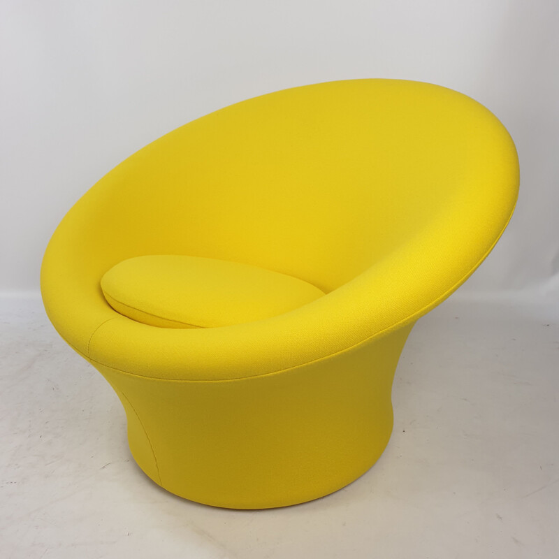 Vintage Mushroom Armchair & Pouf by Pierre Paulin for Artifort 1960s