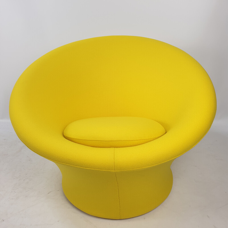 Vintage Mushroom Armchair & Pouf by Pierre Paulin for Artifort 1960s