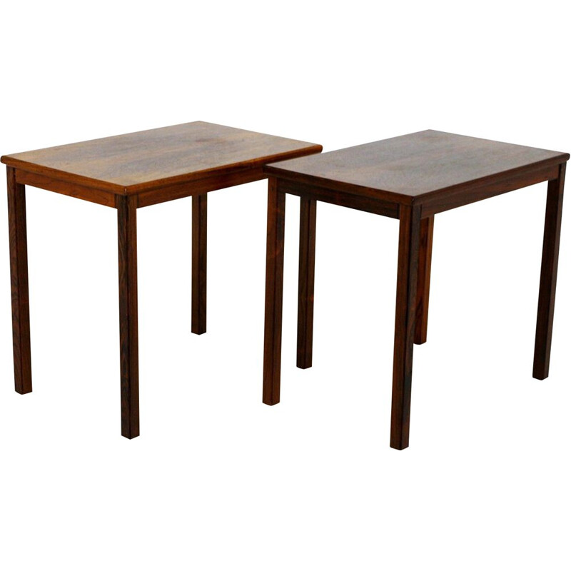 Vintage rosewood side tables, Sweden 1960s