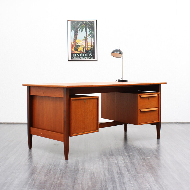 Scandinavian desk in teak - 1960s