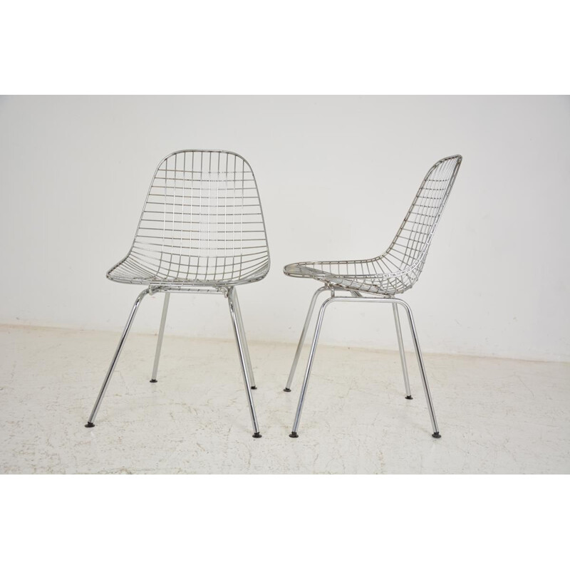 Vintage "Wire Chai" chair DKX Eames