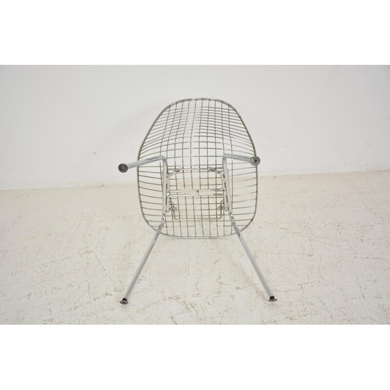 Chaise vintage "Wire Chair" DKX Eames