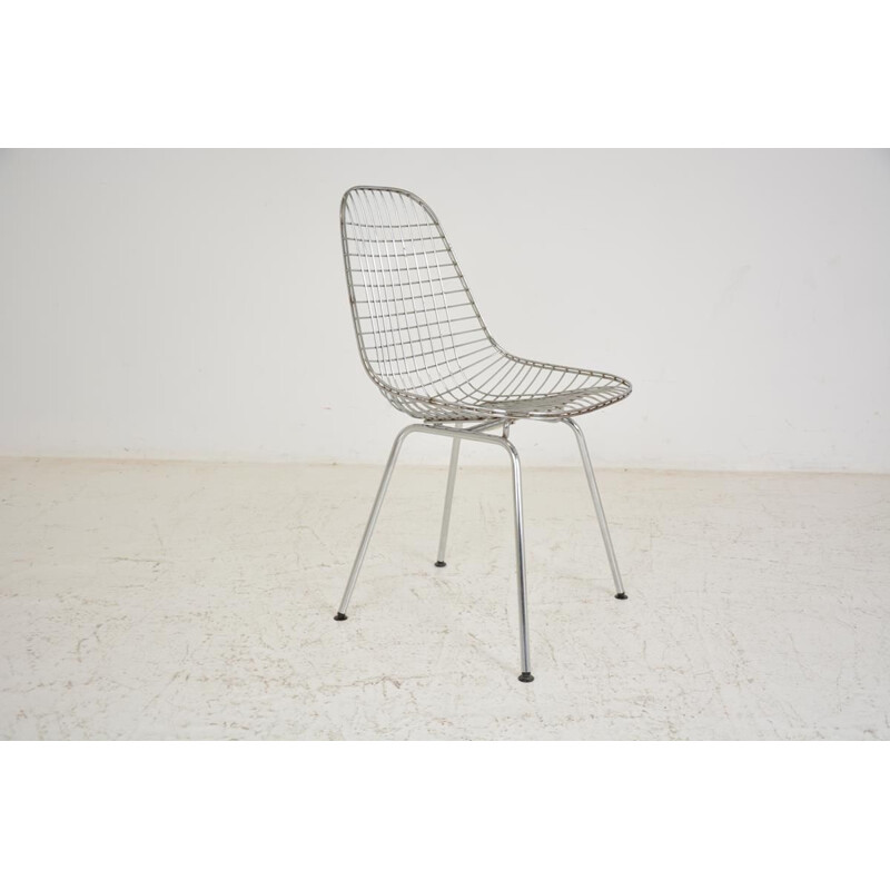 Chaise vintage "Wire Chair" DKX Eames