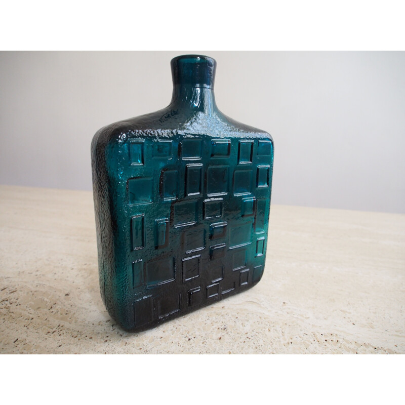 Vintage pressed glass vase, Italy