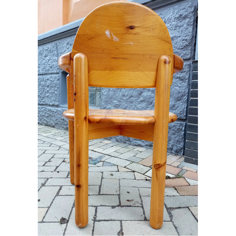 Pair of vintage chairs in pine from Rainer Daumiller, Denmark 1970s